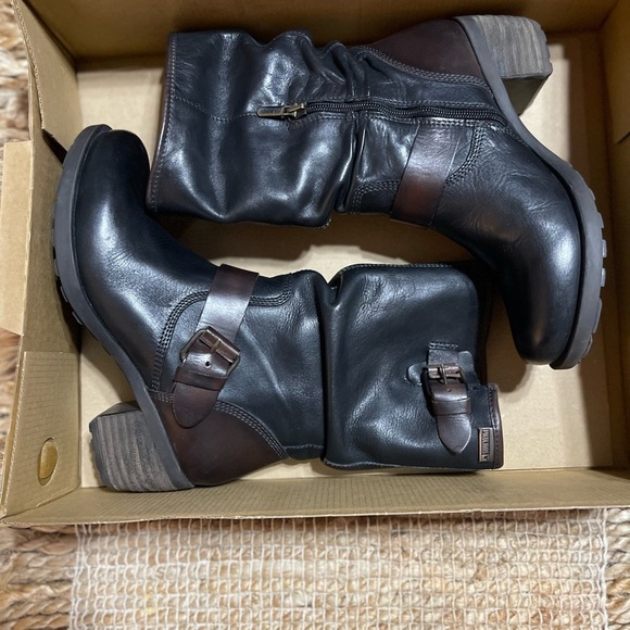 Pikolinos‎ slouch moto boot. Worn once excellent condition - Picture 1 of 7